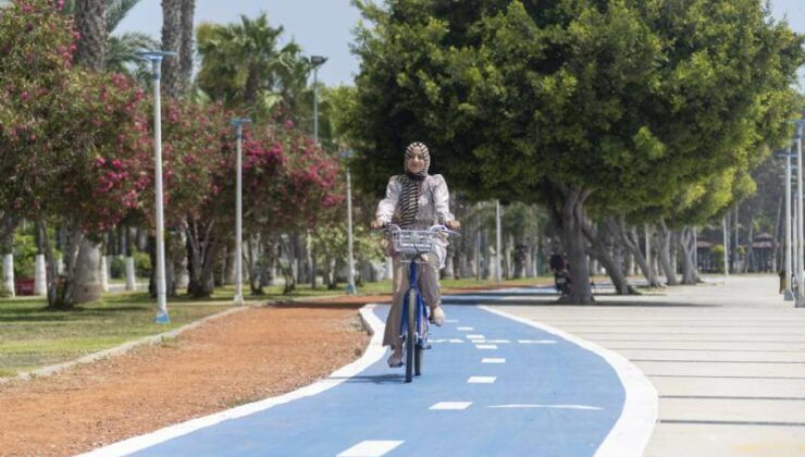 Mersin Büyükşehir, Bisiklet Yolu Projesi’nin %80’ini Tamamladı