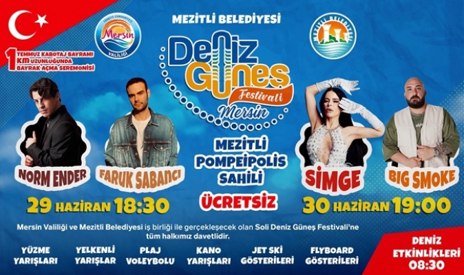 Deniz Ve Güneş Festivali Başlıyor