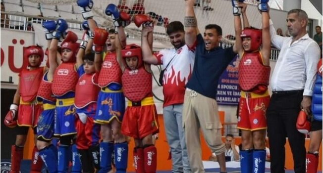 Mersinli Sporcular Kungfu Balkan Şampiyonası’na Damga Vurdu