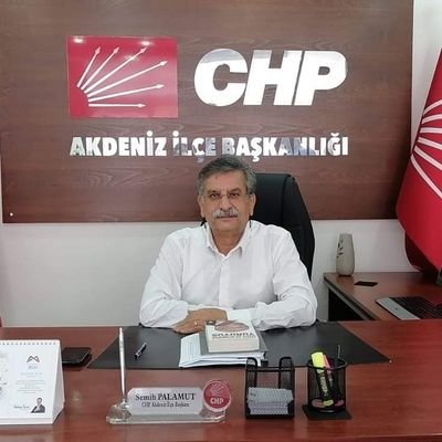 CHP Akdeniz İlçe Başkanı Semih Palamut 30 Ağustos Zafer Bayramını Kutladı.